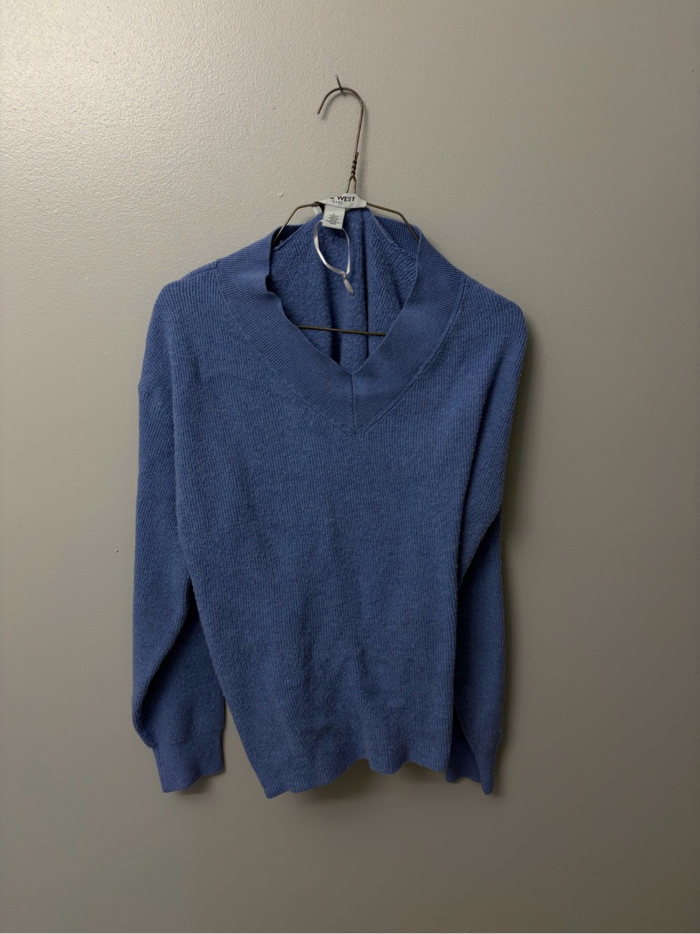 Cozy Blue V-Neck Sweater by Nine West